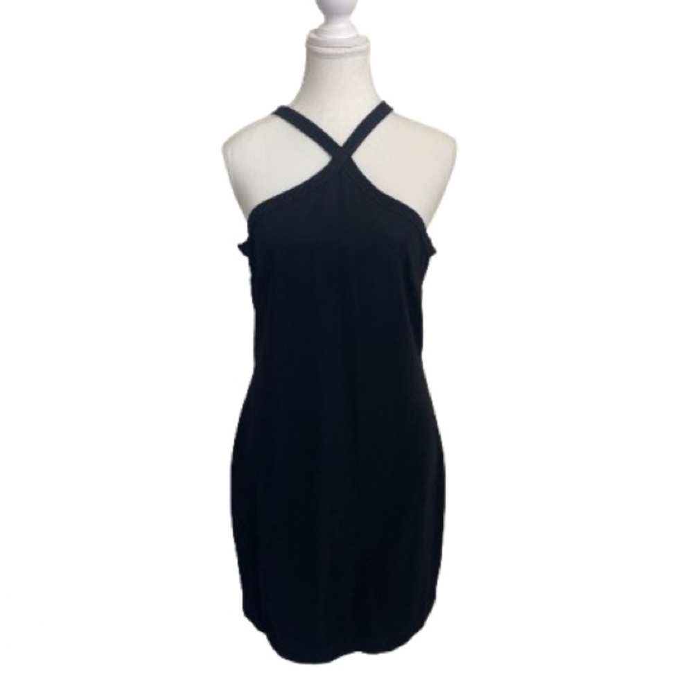Max Michelle Elegant Black Mini Dress